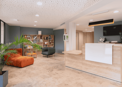 Aménagement bureaux - accueil